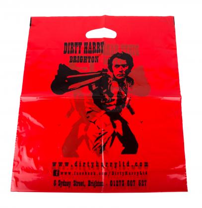 Patch Handle Carrier Bag - Coloured Film