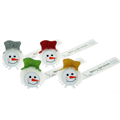 C2 Glitter hat Snowman