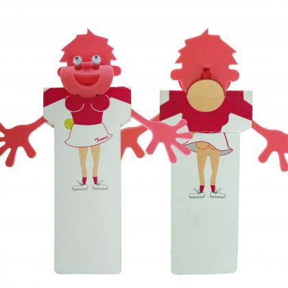 BB6 Cheeky Bookmark Tennis