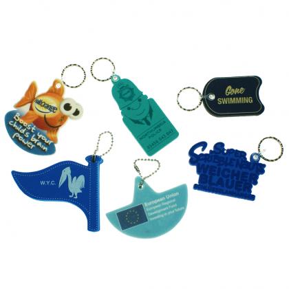 6mm Foam Embossed keyring