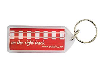 Acrylic Keyrings - 50mm x 20mm
