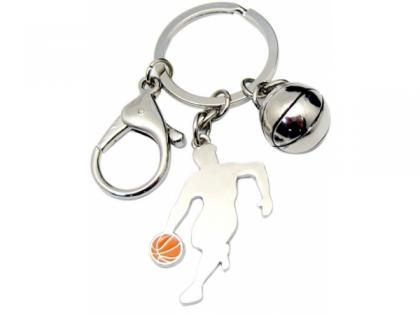 Basketball theme Keyring