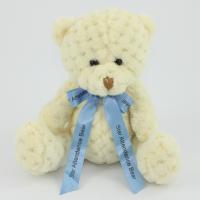 15cm Buttermilk Waffle bear bow