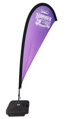 Large Teardrop Flag