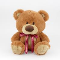 25cm Charlie Bear Caramel Bow