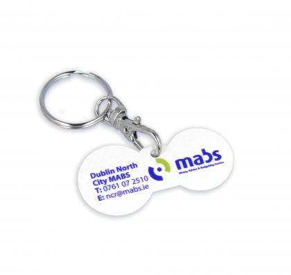 Multi Euro Trolley Stick Keyring
