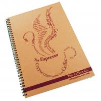 Enviro-Smart- A4 Natural Cover Wiro-Bound notepad recycled