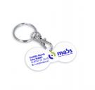 Multi Euro Trolley Stick Keyring