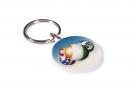 Recycled 30mm Circular Keyring