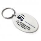 Recycled 50mm Oval Keyring