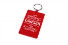 Recycled 80 x 50mm Rectangle Keyring