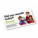 Recycled 85 x 50mm Rectangular Magnet