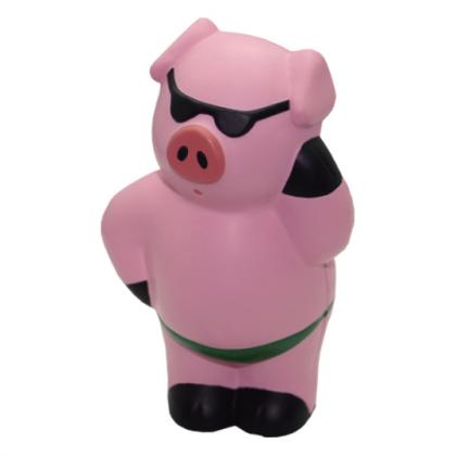 Pig Wearing Pants Stress Shape