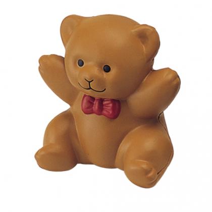 Teddy Bear with Bow Tie Stress Shape Teddy Bear with Bow Tie Stress Shape