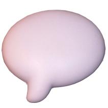 Speech Bubble Stress Shape