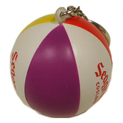 Beach Ball Keyring Stress Shape