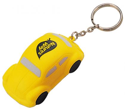 Beetle Car Keyring Stress Shape
