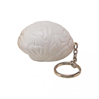 Brain Keyring Stress Shape