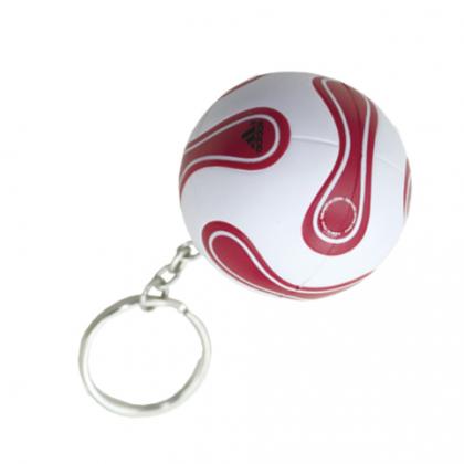Football Spray Keyring Stress Shape