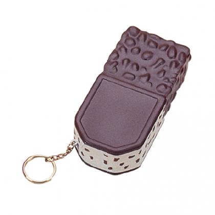 Ice Cream Small Keyring Stress Shape