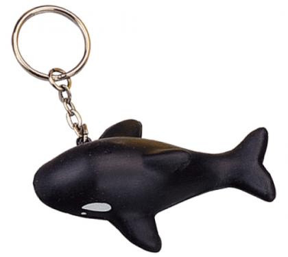 Killer Whale Keyring Stress Shape