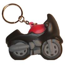 Motorbike Keyring Stress Shape