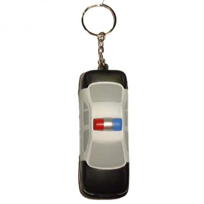 Police Car Keyring Stress Shape