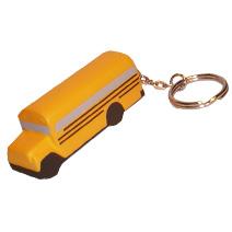 School Bus Keyring Stress Shape