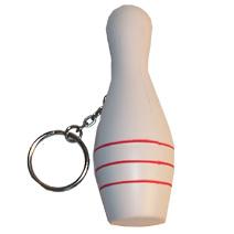 Bowling Pin Keyring Stress Shape