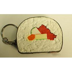 Sushi Keyring Stress Shape