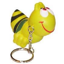 Bee Keyring Stress Shape