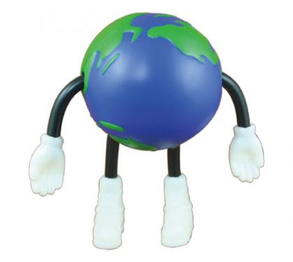 Globe Man Stress Shape
