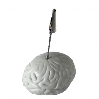 Brain Card Clip Stress Shape