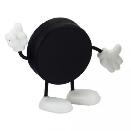 Hockey Puck Man Stress Shape