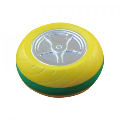 Multicoloured Tyre Stress Shape