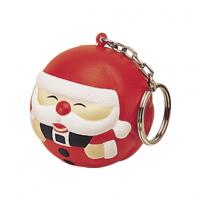 Santa Claus Keyring  Stress Shape