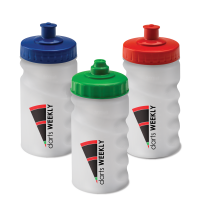 300ml Finger Grip Sports Bottle  Clear