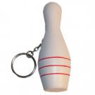 Bowling Pin Keyring Stress Shape