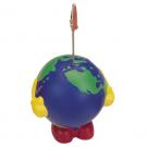 Globe Card Clip Stress Shape