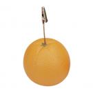 Orange Card Clip Stress Shape