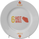 Winged Plate 6 Inch 17cm