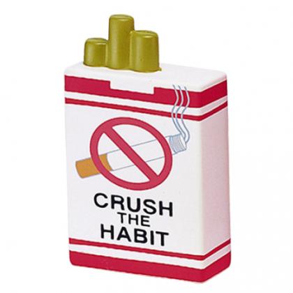 Cigarette Packet (with sprayed logo to one side) Stress Shape