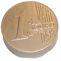 Euro Coin Stress Shape