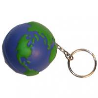 Globe Keyring 50mm Stress Shape