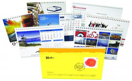 BESPOKE A5 DESK CALENDARS
