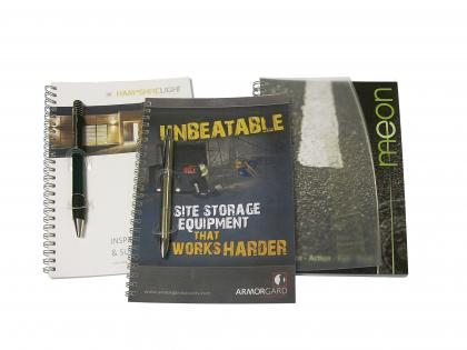 WOB PL2  Wire bound notebook