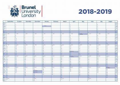 WP Academic Wall Year Planner