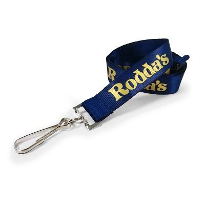 20mm Flat Weave Nylon Lanyards