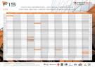 WPA2 Wall Year Planner. (420 x 594mm)