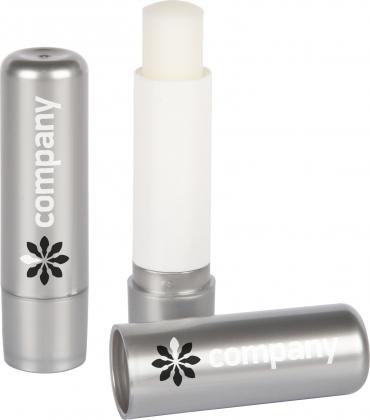 Metallic Silver  Polished Lip Balm Stick, 4.6g